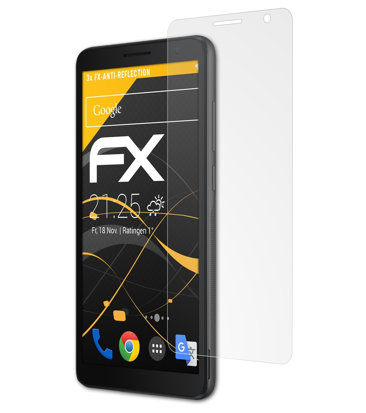 ATFOLIX 3x 1B FX-Antireflex (2020)) Alcatel Displayschutz(für