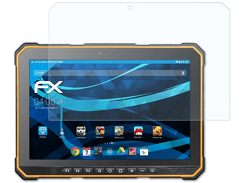 ATFOLIX 2x FX-Clear Displayschutz(für RugGear RG935)