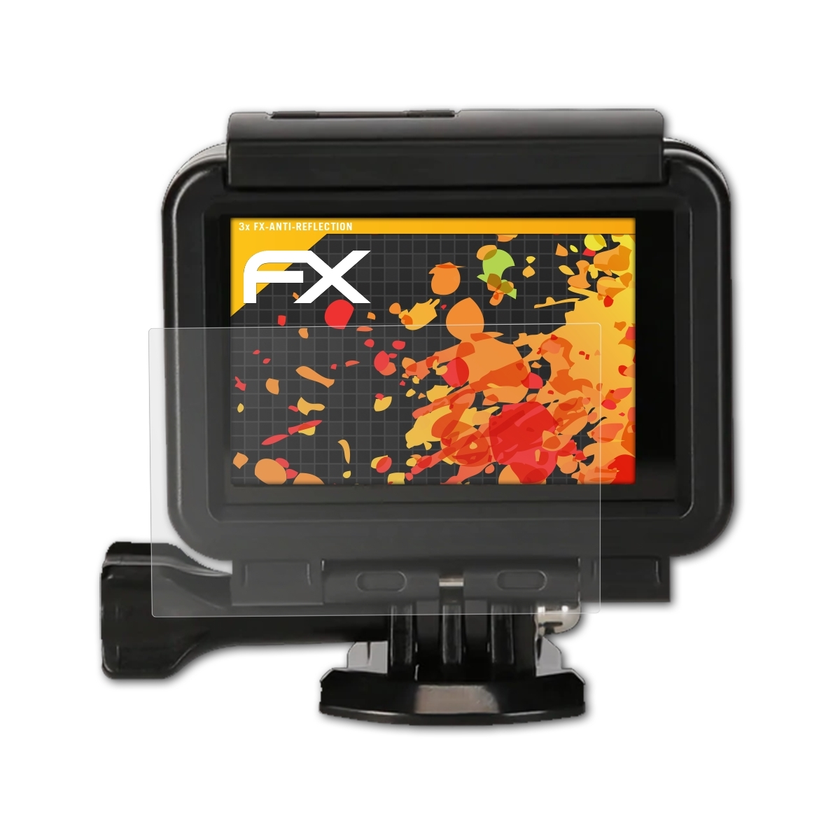 ATFOLIX 3x FX-Antireflex Rollei Displayschutz(für Actioncam Action one)