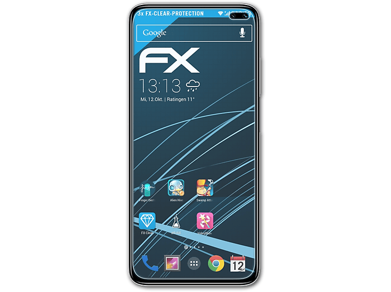 ATFOLIX 3x FX-Clear Displayschutz(für Xiaomi Redmi K30)