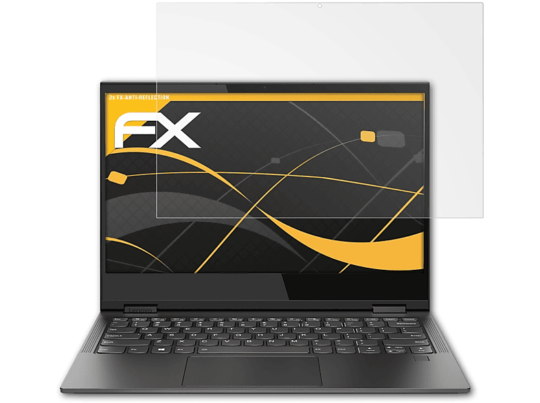 ATFOLIX 2x FX-Antireflex Lenovo Yoga Displayschutz(für WOS) C630