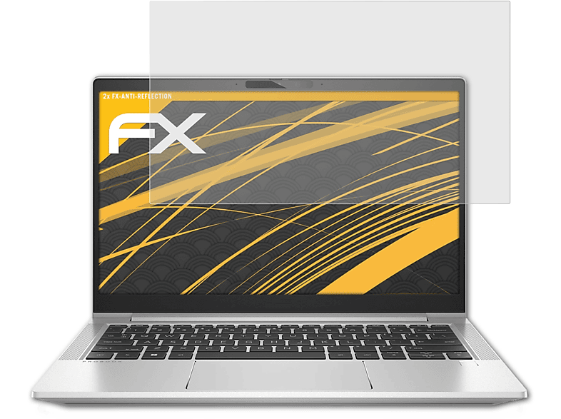 ATFOLIX 2x FX-Antireflex Displayschutz(für HP ProBook 630 G8)