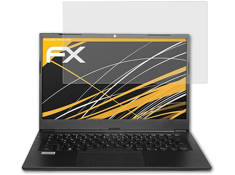 1417) ATFOLIX FX-Antireflex Displayschutz(für Terra 2x Wortmann Mobile