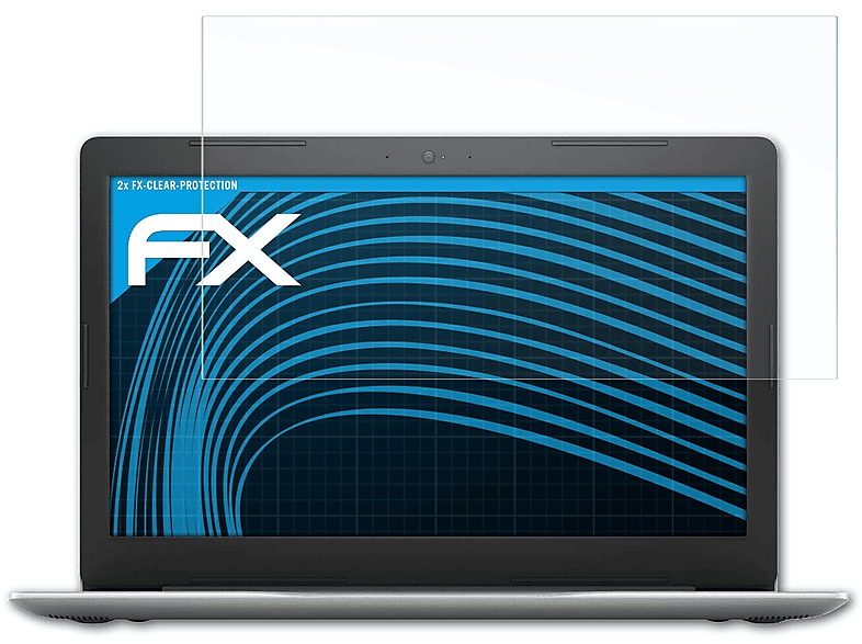 ATFOLIX 2x FX-Clear Displayschutz(für Dell Inspiron 15 7000) | Pflege & Schutz