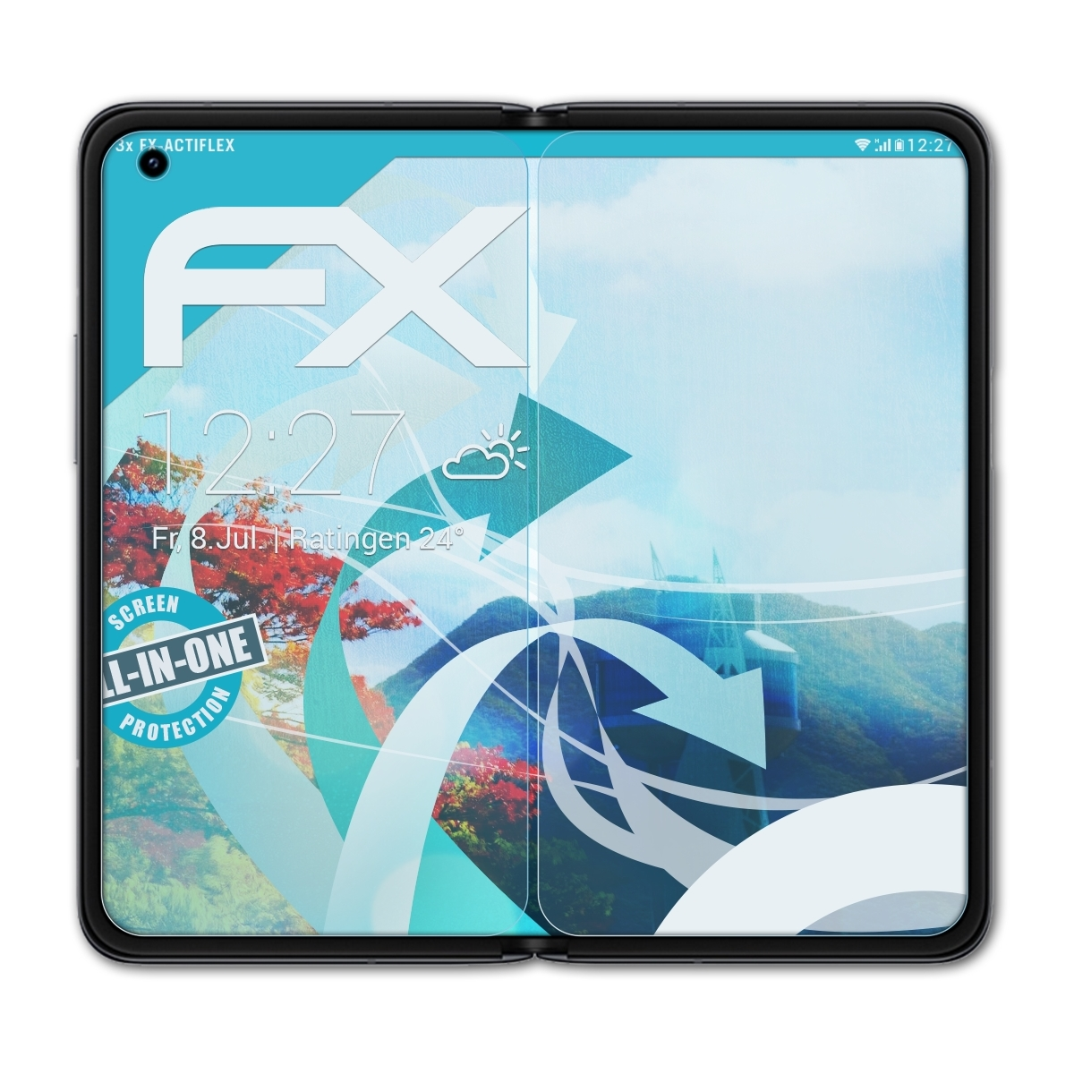 ATFOLIX 3x FX-ActiFleX Find Oppo Displayschutz(für N)