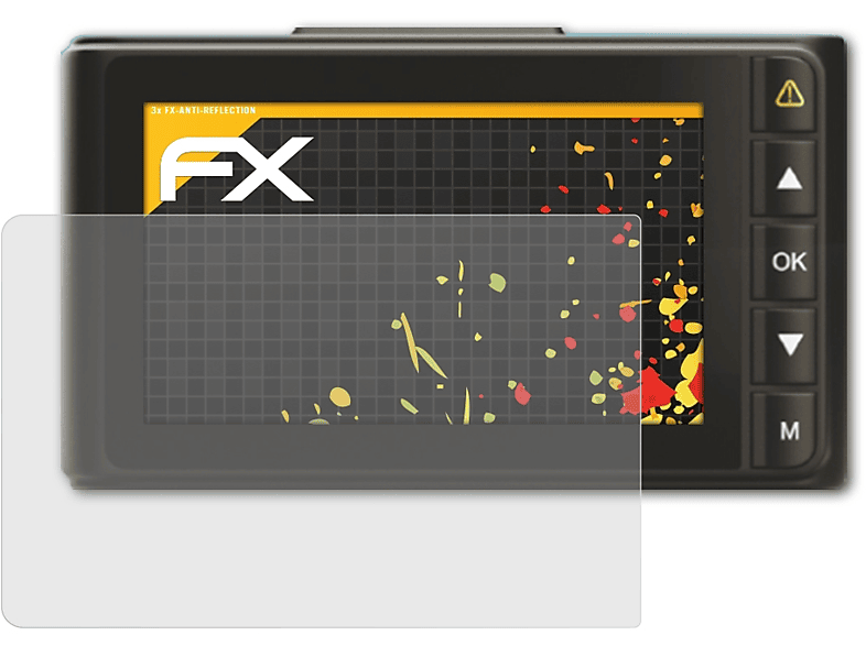 ATFOLIX 3x Displayschutz(für FX-Antireflex S10 Duo) Xblitz