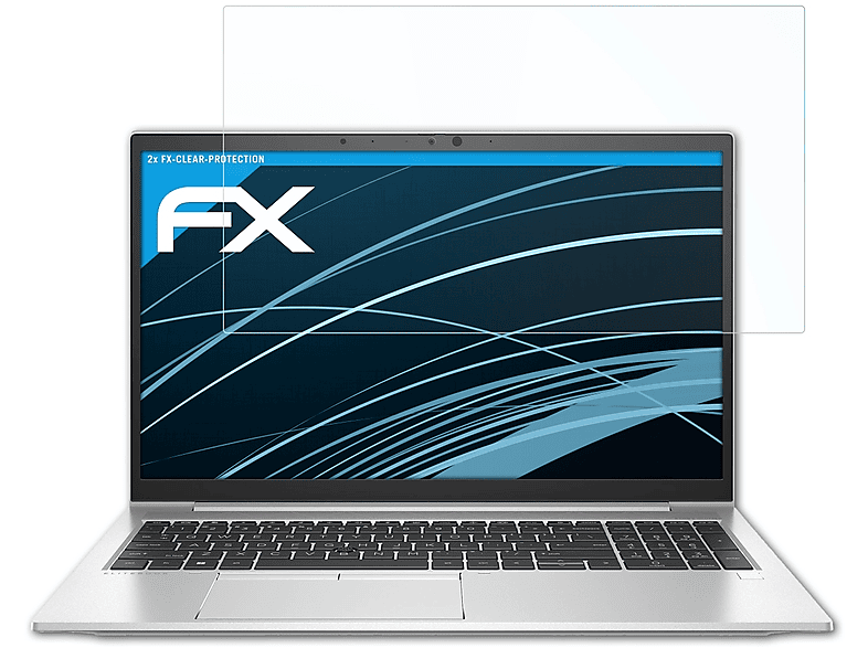 ATFOLIX 2x FX-Clear Displayschutz(für HP EliteBook 855 G8)