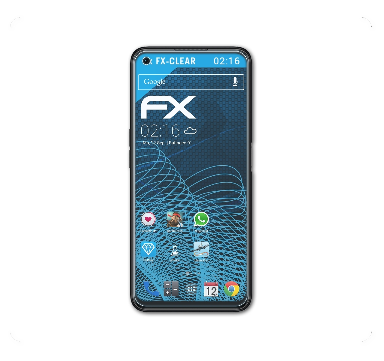 Oppo A76) 3x FX-Clear Displayschutz(für ATFOLIX