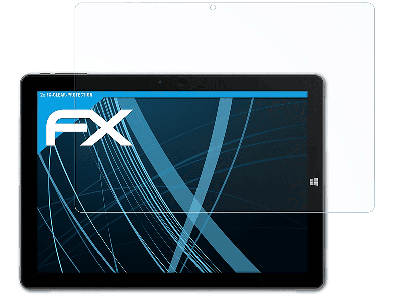 ATFOLIX 2x FX-Clear Displayschutz(für Pro) iWork Alldocube 20