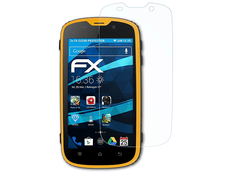 ATFOLIX 3x FX-Clear Displayschutz(für E&L W5)