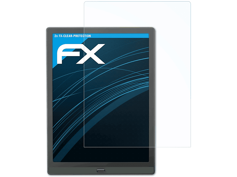 ATFOLIX 2x Pagebox Lumi) BOOX FX-Clear Displayschutz(für