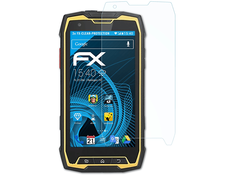 ATFOLIX 3x FX-Clear S9) Conquest Displayschutz(für