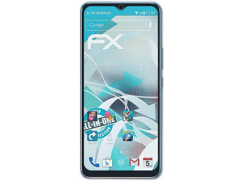 ATFOLIX 3x FX-ActiFleX Displayschutz(für Infinix Smart 6)