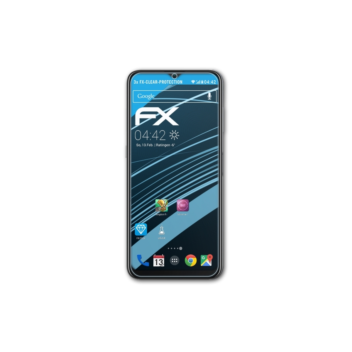 ATFOLIX 3x FX-Clear G300) Displayschutz(für Nokia