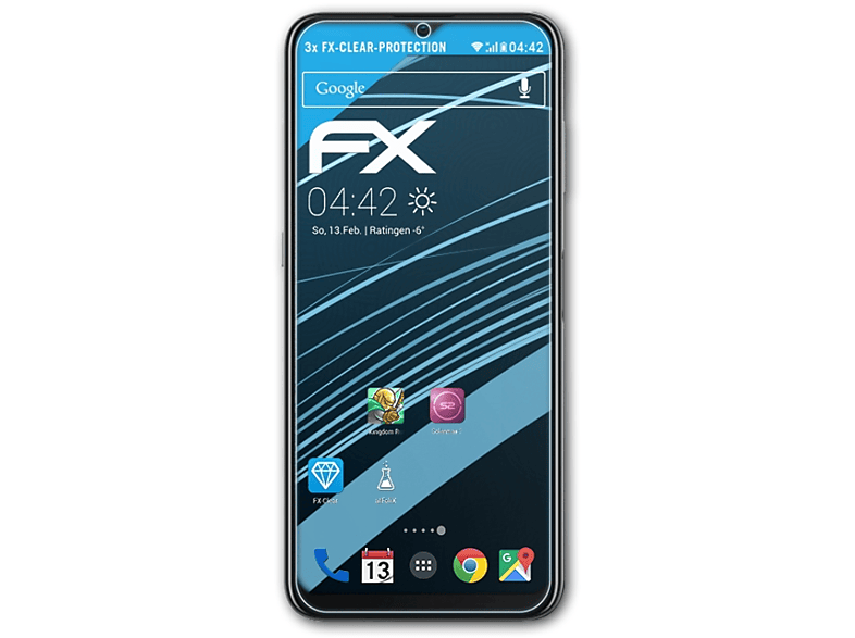 ATFOLIX 3x Nokia G300) Displayschutz(für FX-Clear