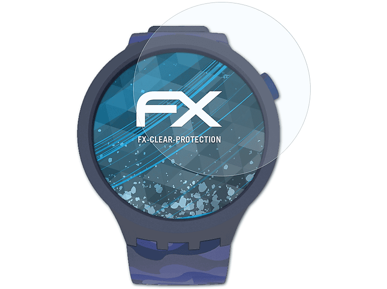 ATFOLIX 3x FX-Clear BBsky Displayschutz(für Swatch (47mm)) Pay