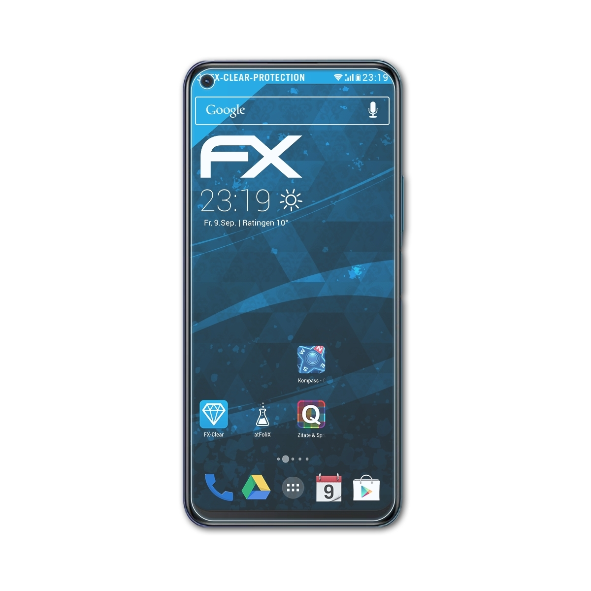 ATFOLIX 3x FX-Clear Displayschutz(für Vivo Y50t)