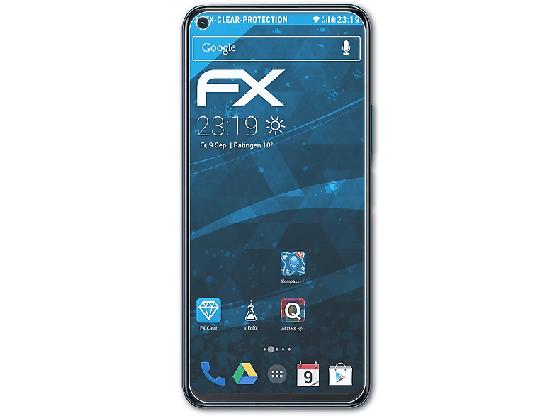 ATFOLIX Y50t) FX-Clear 3x Displayschutz(für Vivo
