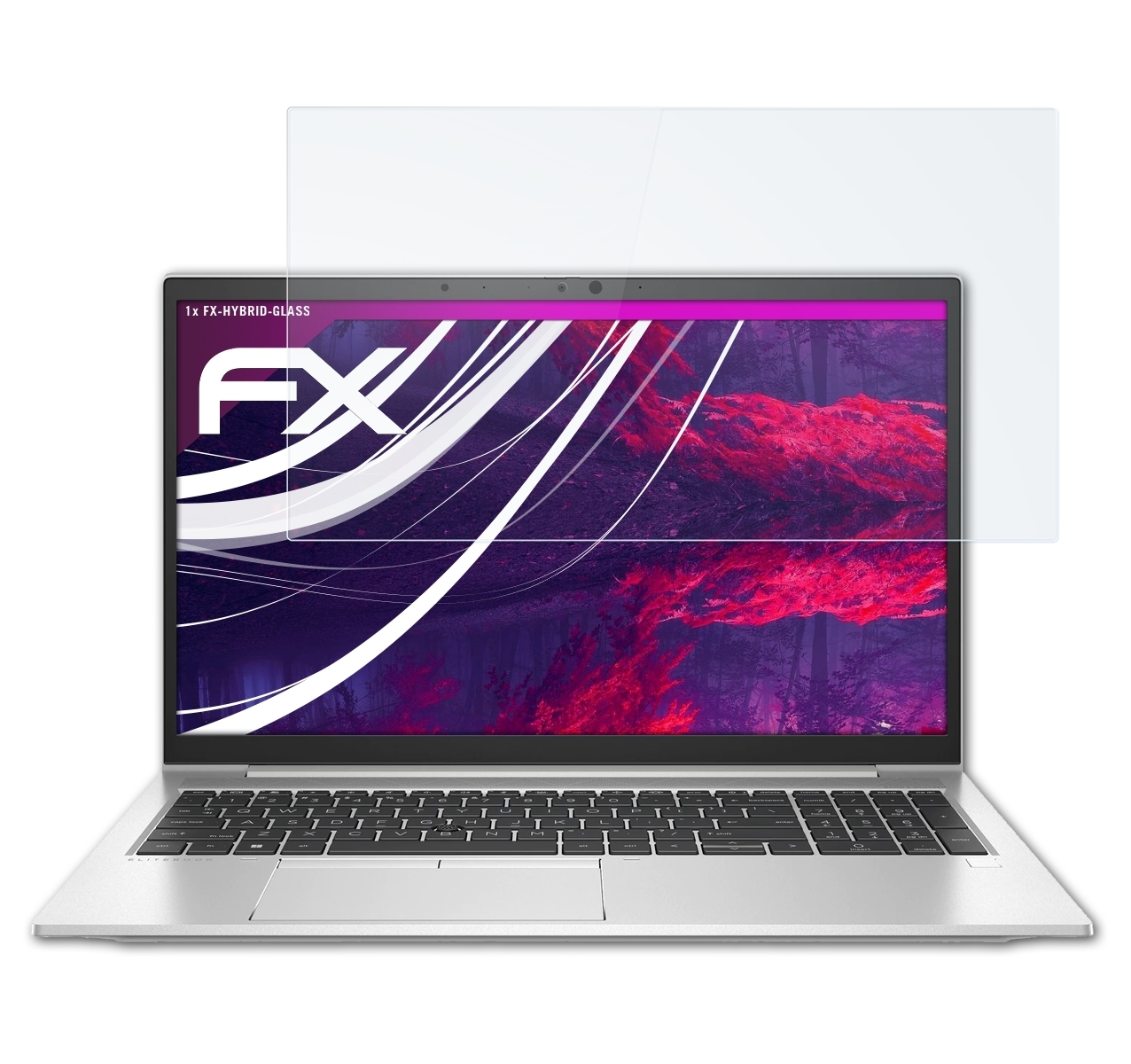 Schutzglas(für FX-Hybrid-Glass EliteBook G8) ATFOLIX 855 HP