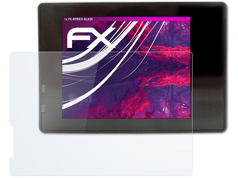 ATFOLIX FX-Hybrid-Glass Schutzglas(für Easypix GoXtreme Vision 4K)
