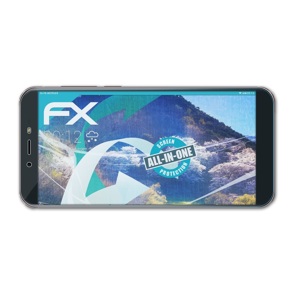 FX-ActiFleX Infinity X4 Soul Displayschutz(für Allview Z) ATFOLIX 3x