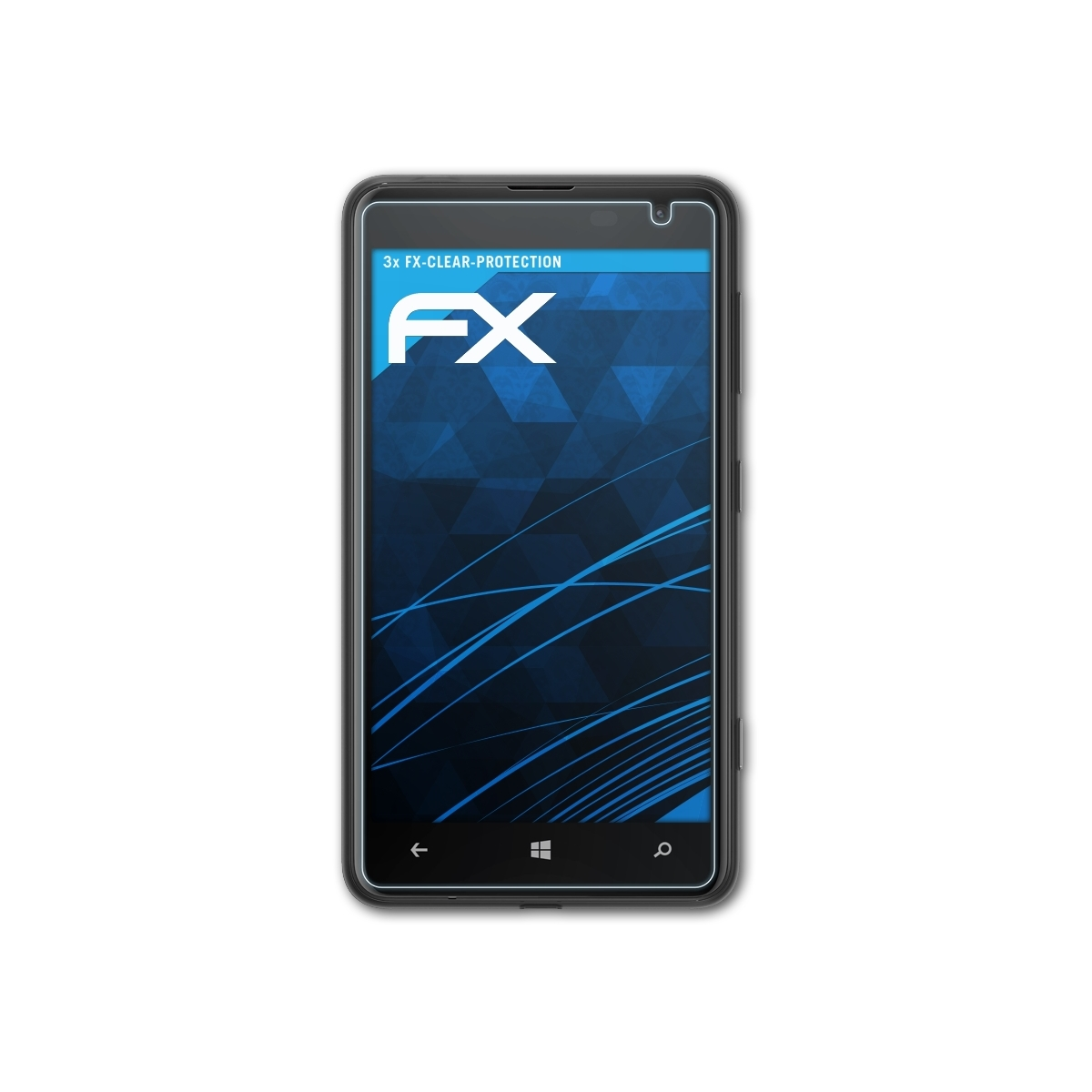 Lumia FX-Clear 3x Nokia 625) ATFOLIX Displayschutz(für