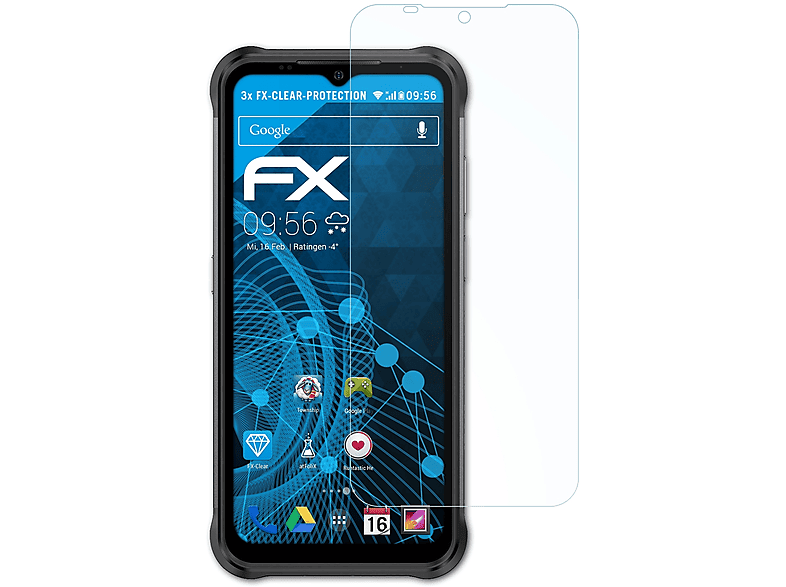 14) ATFOLIX FX-Clear Ulefone Displayschutz(für Armor 3x