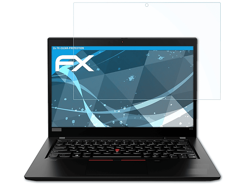 ATFOLIX 2x X13 Yoga) Lenovo FX-Clear Displayschutz(für ThinkPad