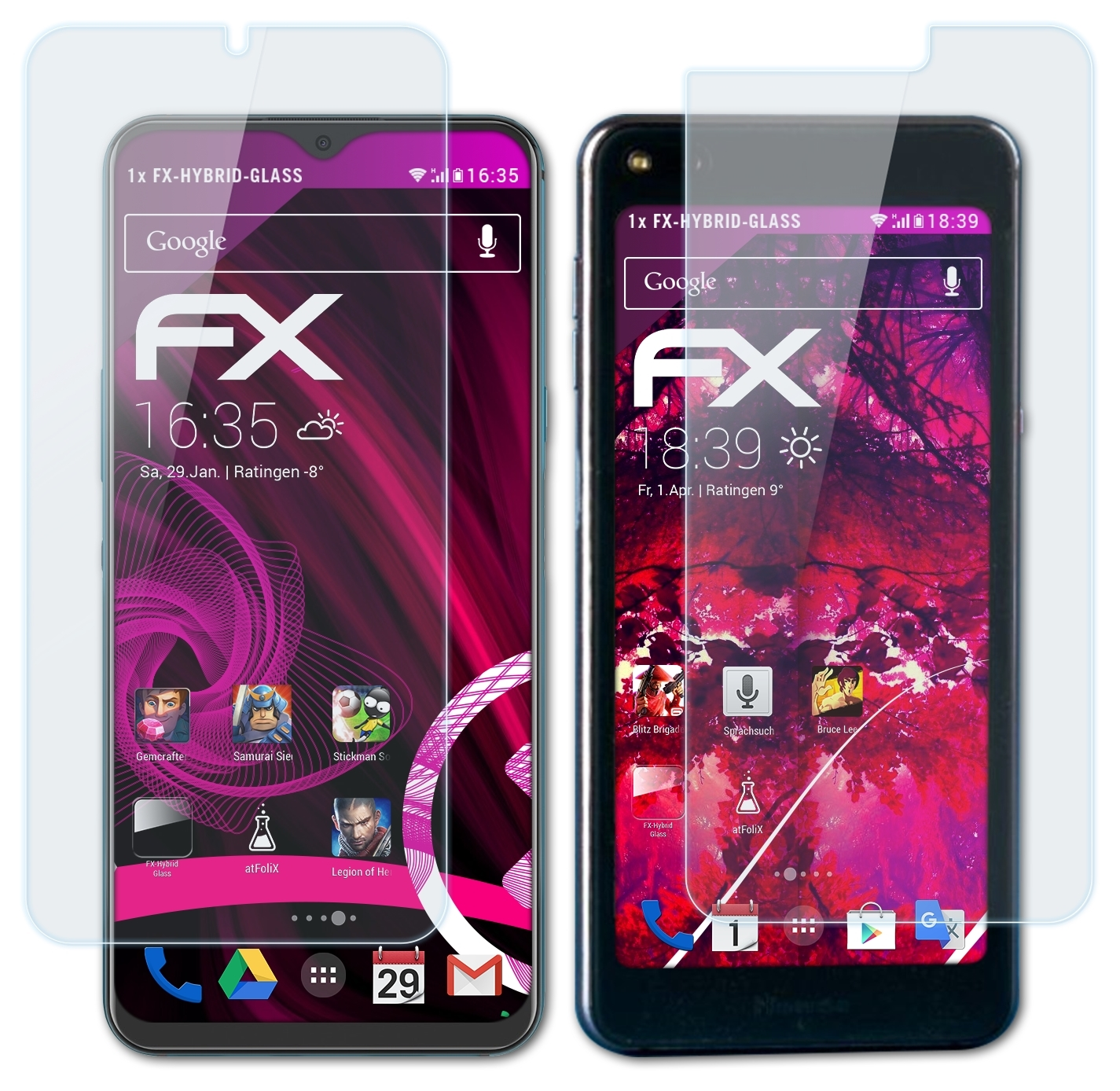 FX-Hybrid-Glass ATFOLIX Hisense Schutzglas(für A6L)