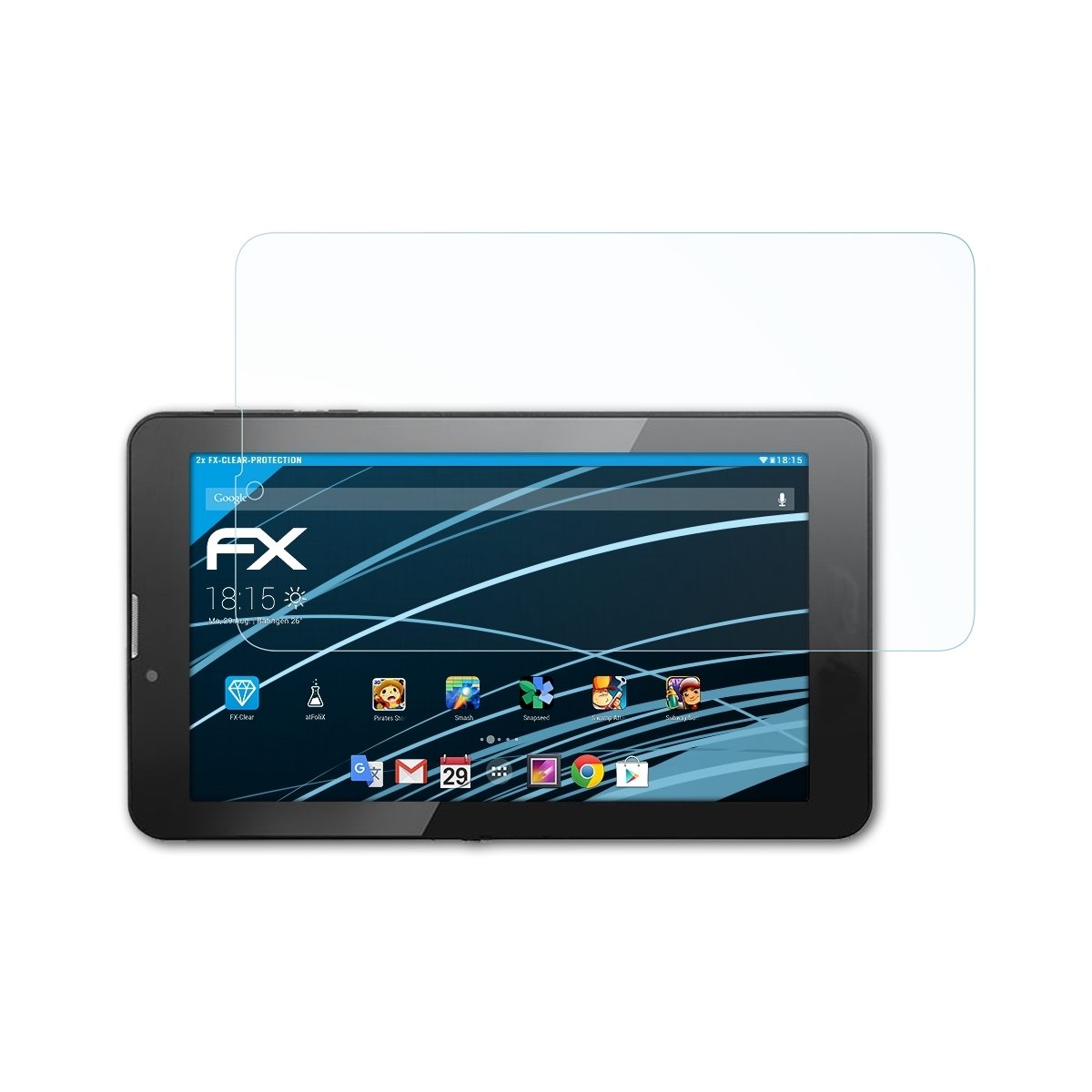 Navitel Displayschutz(für T700 3G) 2x ATFOLIX FX-Clear