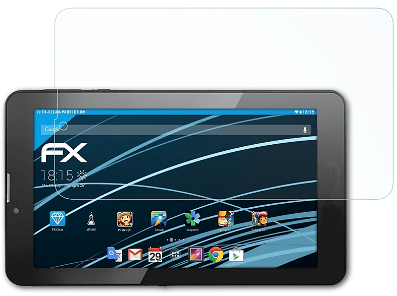 ATFOLIX 2x FX-Clear Displayschutz(für T700 3G) Navitel