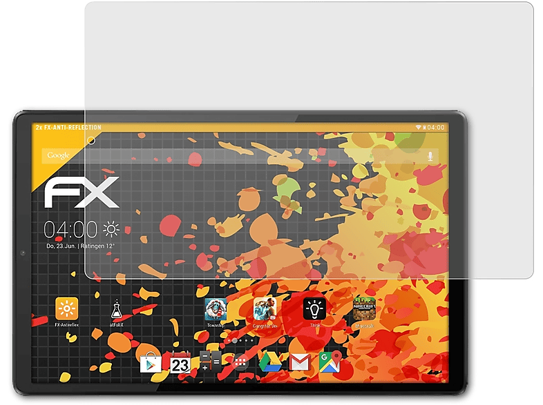 K10) Lenovo Tab 2x ATFOLIX FX-Antireflex Displayschutz(für