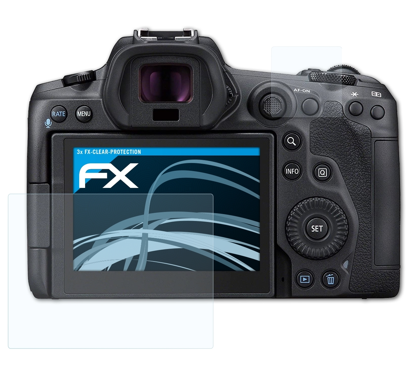 EOS FX-Clear Displayschutz(für Canon 3x R5) ATFOLIX