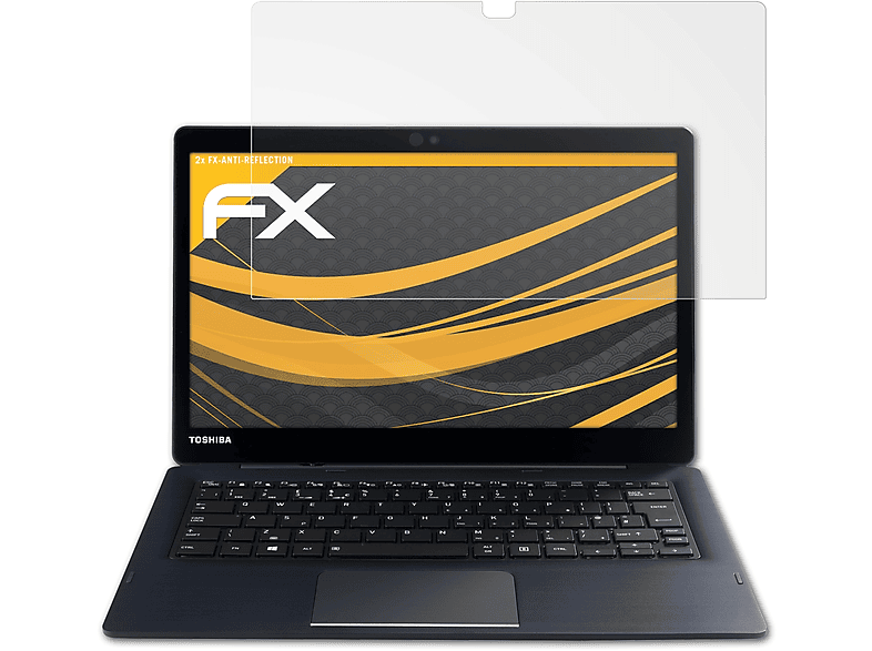 ATFOLIX 2x FX-Antireflex Displayschutz(für Toshiba Portege X30T-E)