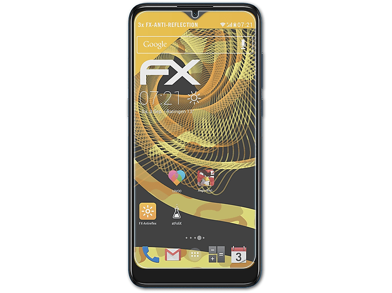 FX-Antireflex (2020)) 1S Displayschutz(für 3x Alcatel ATFOLIX