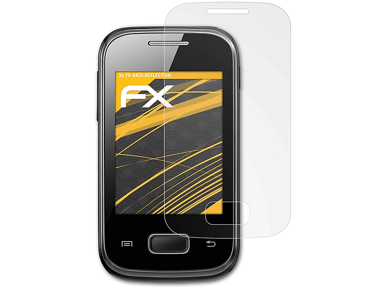 ATFOLIX 3x FX-Antireflex Samsung Pocket) Galaxy Displayschutz(für