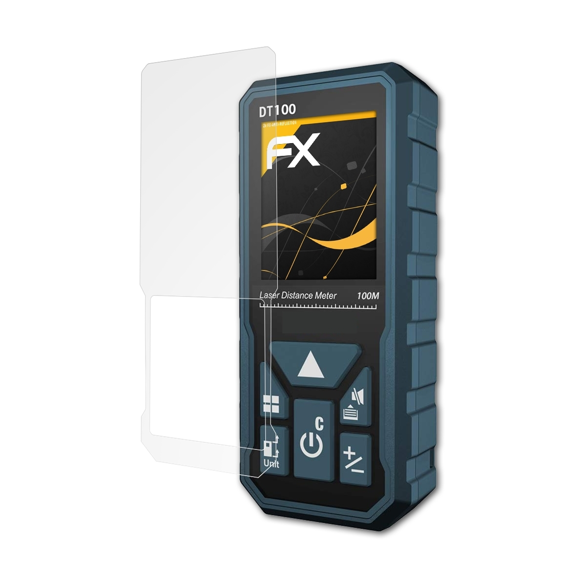 ATFOLIX FX-Antireflex DT100) 2x Displayschutz(für DTAPE