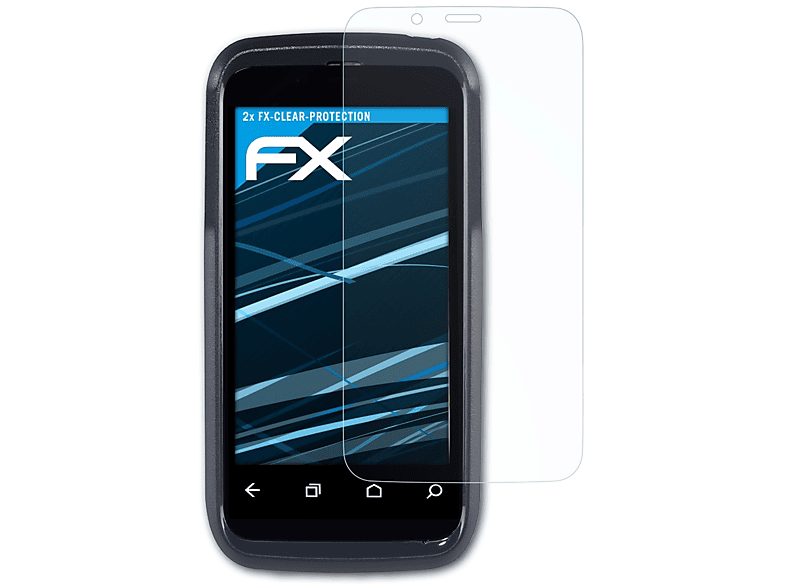 ATFOLIX 2x FX-Clear Displayschutz(für Honeywell Dolphin CT50h) | Schutzfolien & Schutzgläser