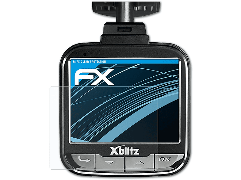 ATFOLIX 3x FX-Clear Displayschutz(für Xblitz GO SE)