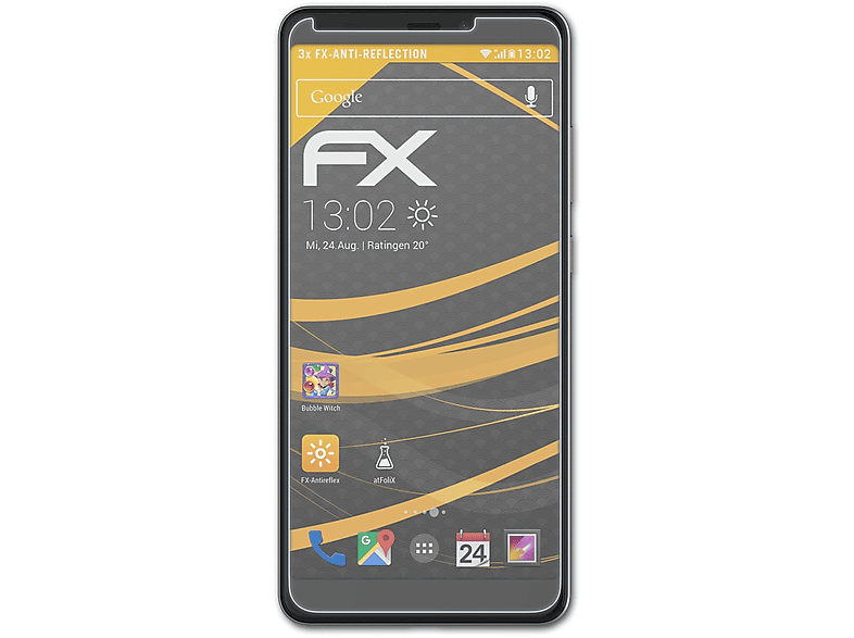 2s Blade ZTE FX-Antireflex Max Displayschutz(für 3x ATFOLIX (Z6410S))