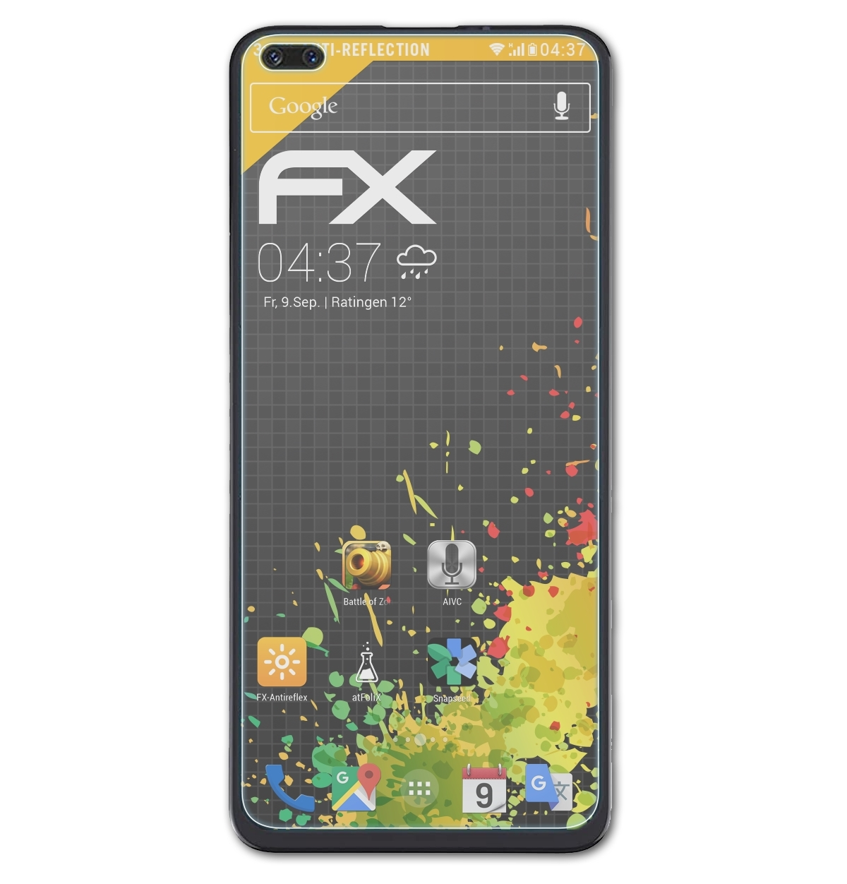ATFOLIX 3x FX-Antireflex Displayschutz(für SuperZoom) Realme X3 Oppo