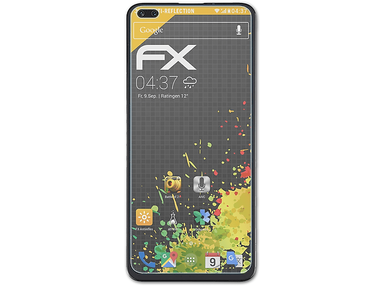 ATFOLIX 3x FX-Antireflex Displayschutz(für SuperZoom) Realme X3 Oppo