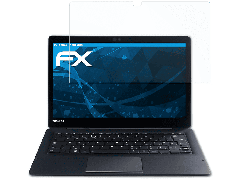 ATFOLIX 2x FX-Clear Displayschutz(für Toshiba Portege X30T-E)