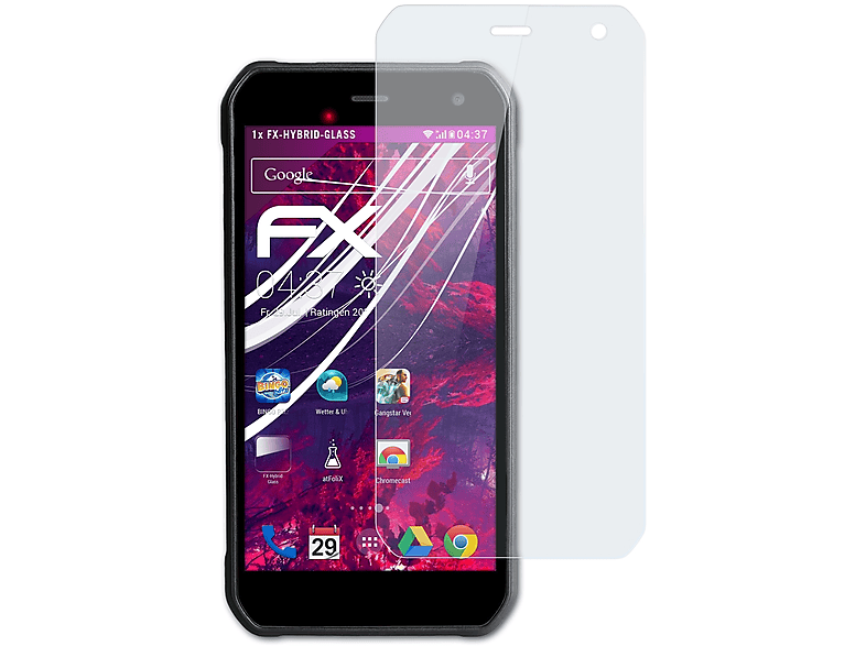 Evolveo Schutzglas(für ATFOLIX FX-Hybrid-Glass StrongPhone G8)