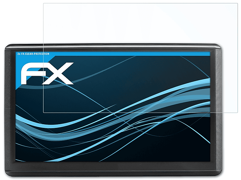 ATFOLIX 3x FX-Clear Displayschutz(für Ohrex 740A) | Navi-Taschen & -Schutzfolien