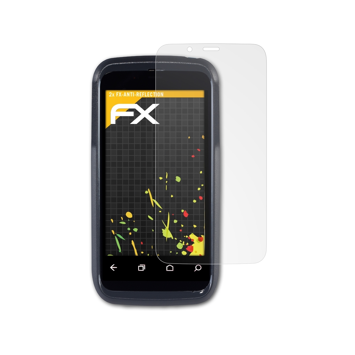 ATFOLIX 2x FX-Antireflex Displayschutz(für Honeywell Dolphin CT50h)