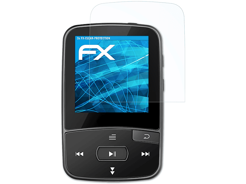 ATFOLIX 3x FX-Clear Displayschutz(für Victure M3)