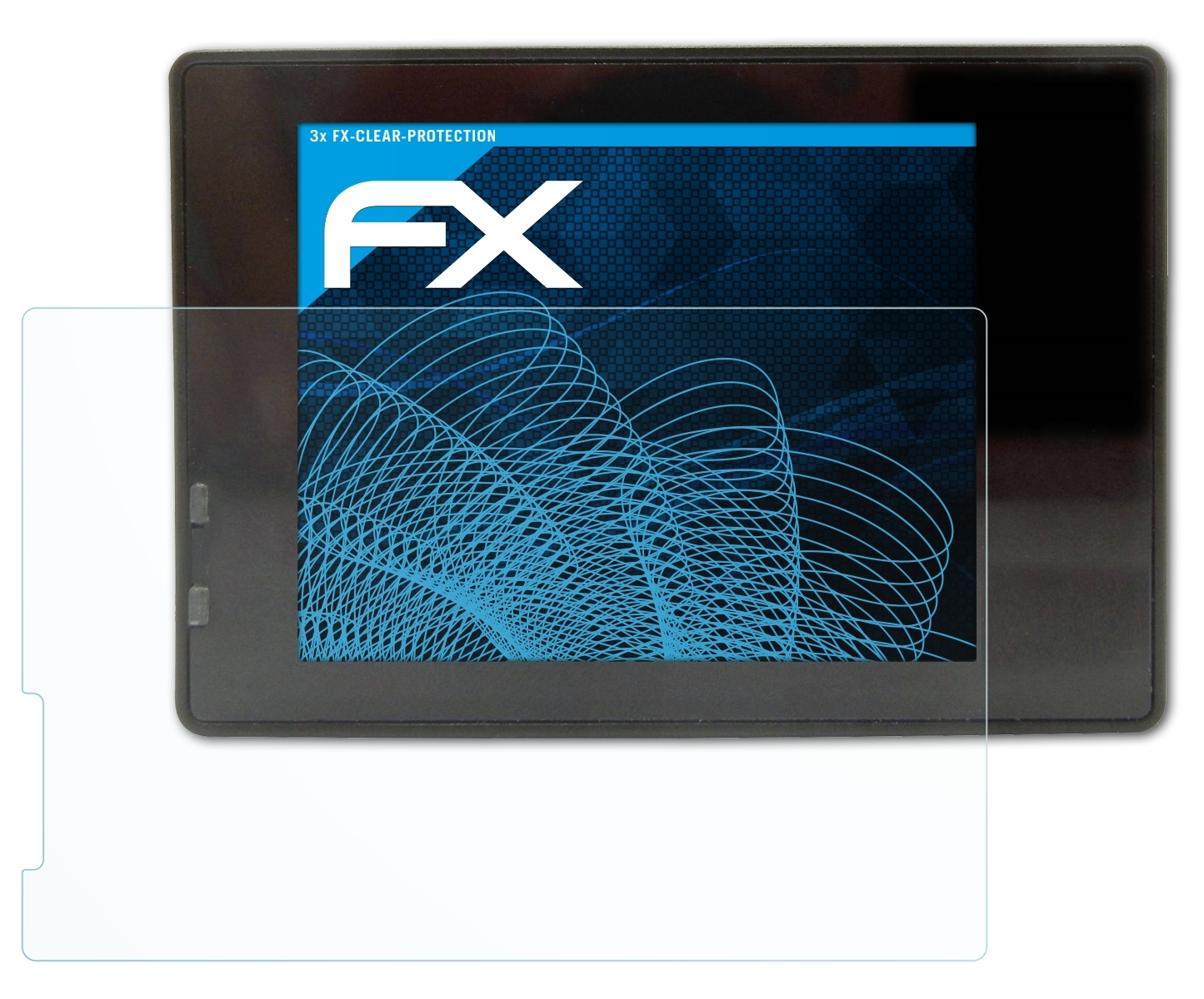 GoXtreme FX-Clear Vision ATFOLIX Easypix 4K) Displayschutz(für 3x