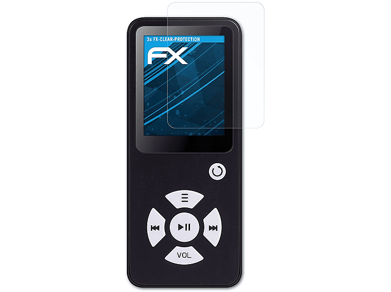 ATFOLIX 3x FX-Clear Displayschutz(für Bertronic BC 01)