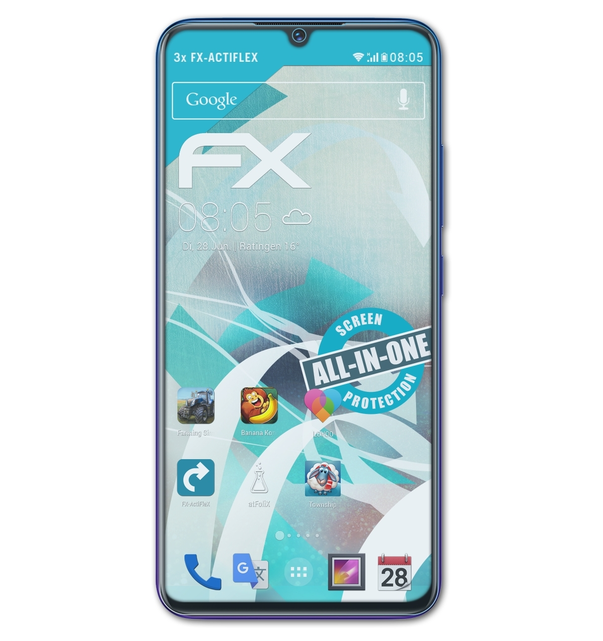 FX-ActiFleX Vivo 3x Displayschutz(für ATFOLIX V11Pro)